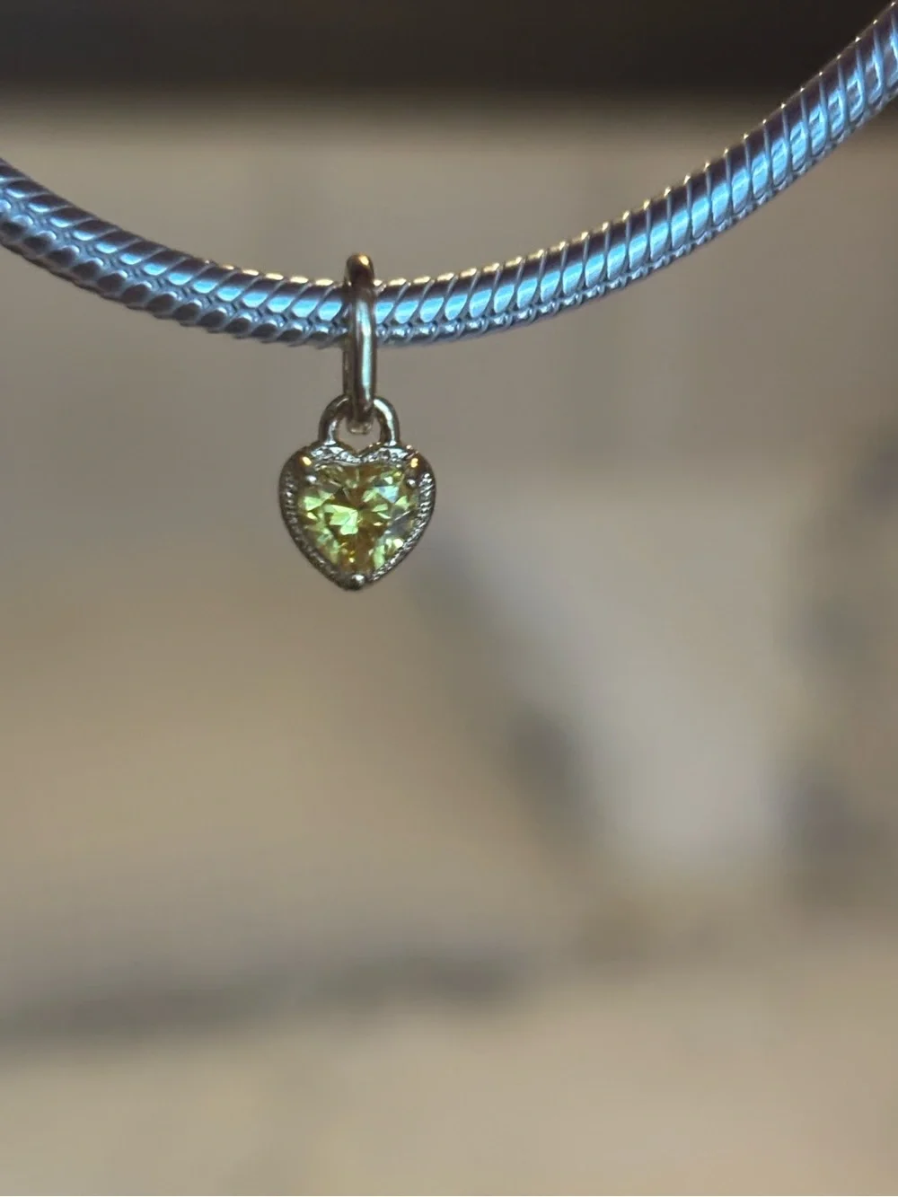 Pandora Heart Mini Dangle Charm
